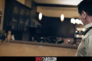 hot stepfamily dives into wild threesome with intense action