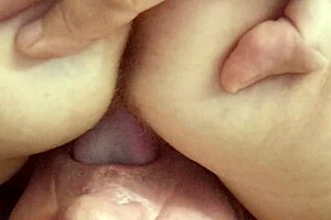 I’m Licking My Mature Wife’s Cunt in Real Home Video.