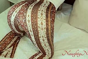 Curvy Milf Step-Mom Gets Stuck Cleaning Room