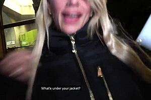 damn, fit sandy’s big fake tits in raw public hookup! 😜