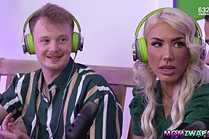 Little Puck and Mike host podcast with Madison Blaze.