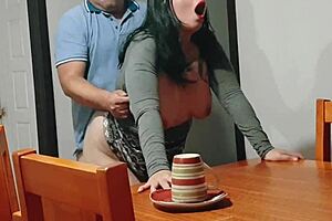 i fucked my stepmother while she was clearing the table