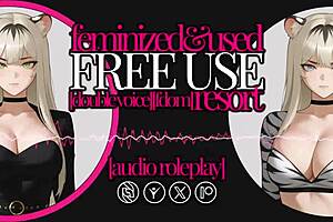 i feminize him in midnight meadows with strapon roleplay