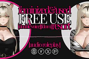 i feminize him in midnight meadows with strapon roleplay