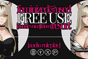 i feminize him in midnight meadows with strapon roleplay