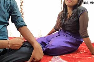 Indian Girl's Hot Creampie Sex with Devar on Video