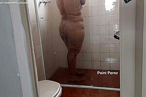 My stepmother leaves the bathroom door open for me to watch