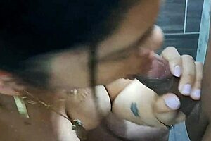 Mature latina tries her stepsons delicious cock in bed