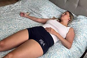 shh, step daughter fucked by step dad while step mom is next door