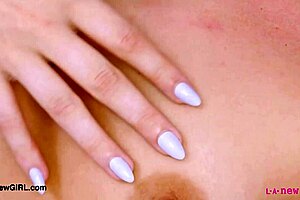 sexy teen blonde asks, 'want to see my cute body on the sofa?'