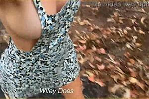 My Wife's Big Tits Flash in Public Outdoor Dare