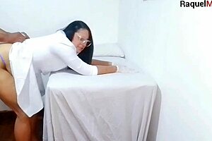 Nurse and Aesthetic Observe Patient's Erection