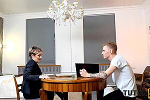 I’ll never forget my short-haired tutor’s steamy affair with me.