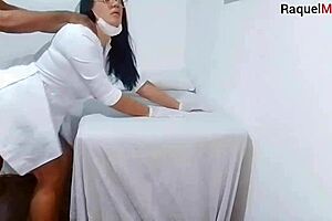 Nurse and Aesthetic Observe Patient's Erection