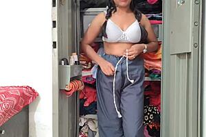 indian teen and college girl bang hard in clear hindi audio.