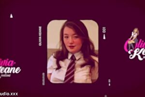 stepmum shows student how to touch herself right