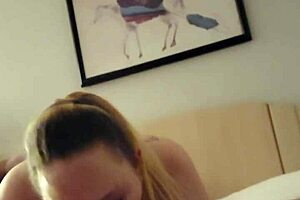 my slutty wife is pushing her deepthroat skills to the max with some dirty talk