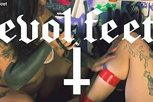 Bound Feet Exposed for Intense Tickling and Licking Domination