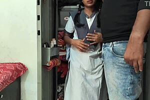 indian teen and college girl bang hard in clear hindi audio.