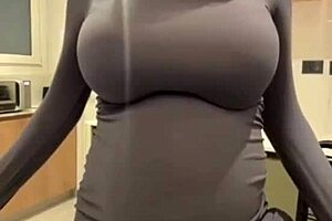 I jerked off on my stepmom's big milky tits