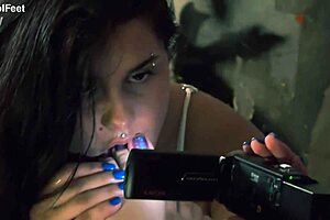 Bound Feet Exposed for Intense Tickling and Licking Domination