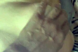 Brunette Stripper Teases with Anal and Cum