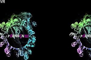 Pornbcn 4k VR - Julia De Lucia, your horny wife, catches you masturbating and fucks you with a footjob until you cum!