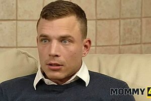 European mommy seduces in fucked-up test