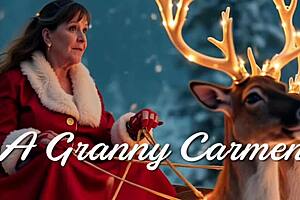 Why is Granny Carmen Claus the ultimate cocksucking Christmas queen? See her homemade magic!