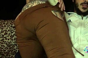 Big Ass Milf Feels Intense Pleasure Sucking Cock and Masturbating