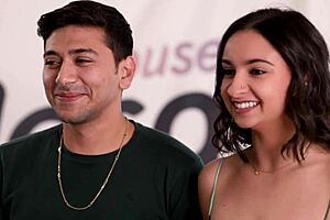 why does naturally busty babe hailey rose have an intense threesome?