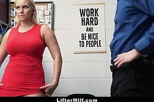 the housewife flashes her ass to her friend's husband, leading to a delicious cumshot