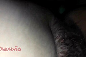 Leite no rabo da puta with saggy big tits in humiliating pov ass worship