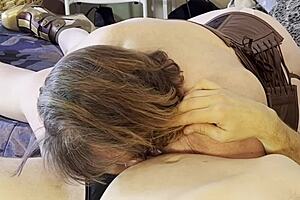 Can this granny handle a heroic cock sucking session?