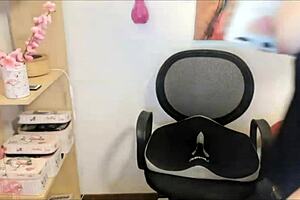 Suck my big rubber cock now