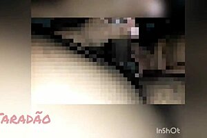 Leite no rabo da puta with saggy big tits in humiliating pov ass worship