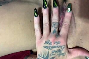 Babe Fingering Pussy and Anal Gape