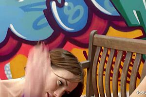 Mellanie Monroe getting fucked by her black stepson in the kitchen and on the stairs 😈