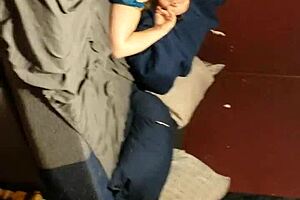 Milf Films Her Pussy In Fishnets Cum Retro