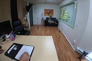 Nataly Dewalt Sucks Cock During Skinny Milf Casting Session