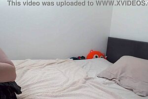 An amateur porn shoot unfolds backstage