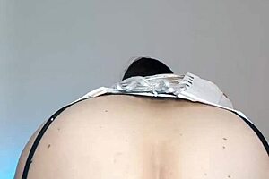 wife's best friend masturbates secretly and records for me