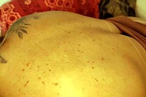 handcuffed milf bent over tree in public forest gets monster cock