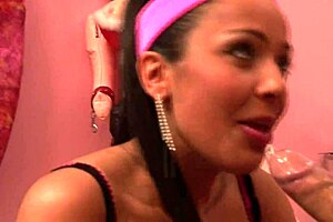 fucking brunette big tits mom bent over with anal 😍