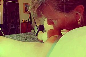 Granny Blue Here, Sucking Your Cock in My Personal POV Video