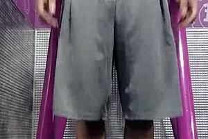 The naughty cousin got fucked outdoors bent over.