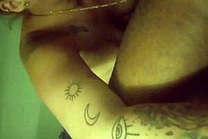 Kelsey craves sucking Jay's big black cock at breakfast