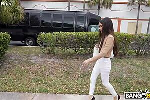 Woman spreads pussy for cash payment