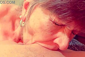 Granny Blue Here, Sucking Your Cock in My Personal POV Video