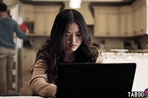 Asian Teen 18+ Lulu Chu Hears Milf Slimthick Vic Fuck Roommate Seth Gamble